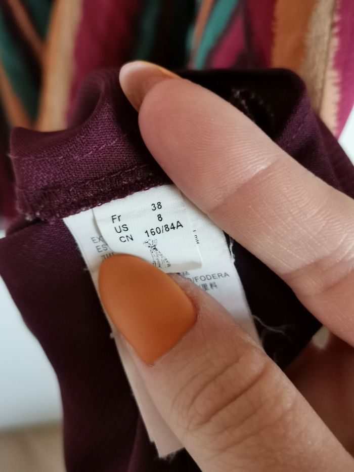 Robe longue avec rayures multicolores - photo numéro 4