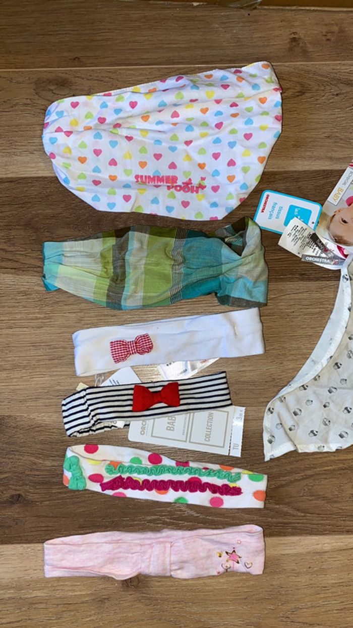 Lot de bandeau bébé fille orchestra - photo numéro 2