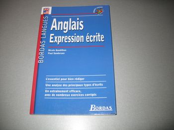 LIVRE : ANGLAIS EXPRESSION ÉCRITE "BORDAS" - NEUF - n°60