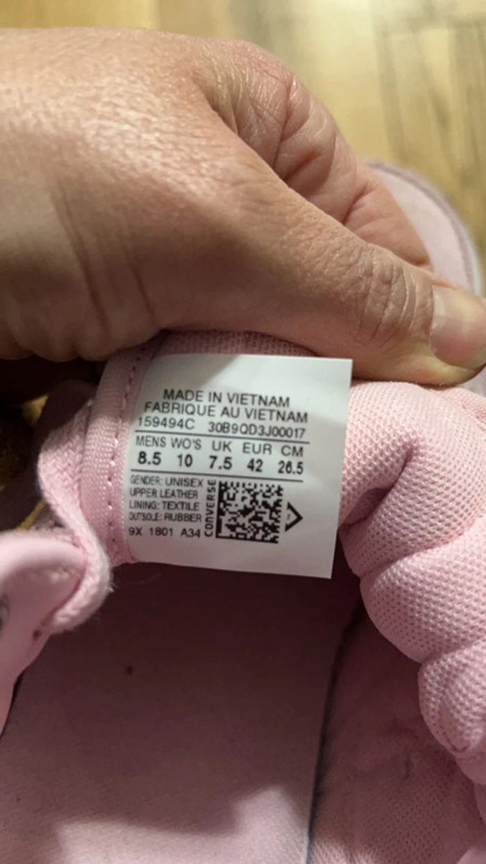 Sneakers Converse rose - photo numéro 5