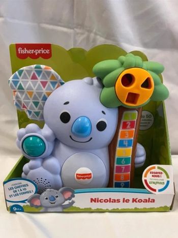 Fisher-Price - Jouet interactif Nicolas le Koala Linkimals - Dès 9 mois