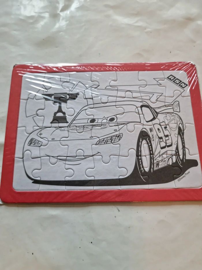 Lot blocs notes, puzzle à colorier cars et astérix - photo numéro 2