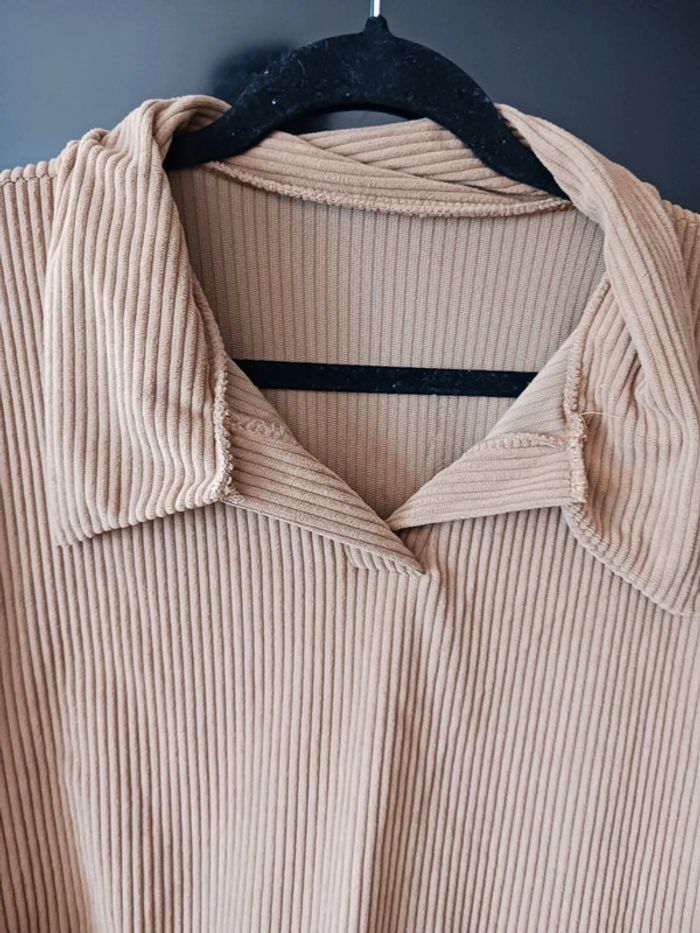 Ensemble camel velours côtelé Taille M38 - photo numéro 4