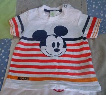 T-shirt Disney Mickey 12 mois