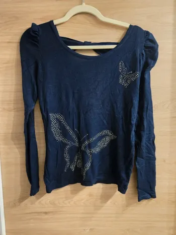 Petit pull papillon 🦋 strass !