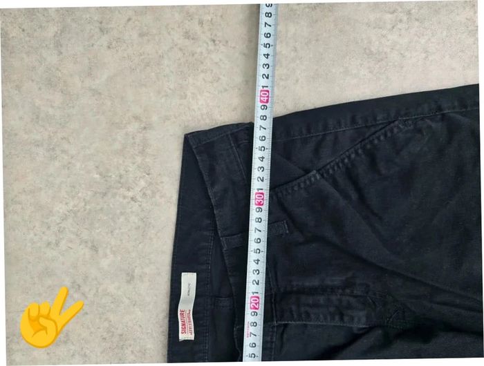 Jeans Levi's Signature W29 FR38 L30 coupe droite noir Homme Men pan353b - photo numéro 4