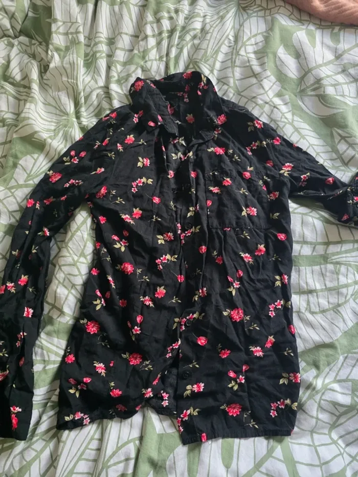 Chemise a fleurs