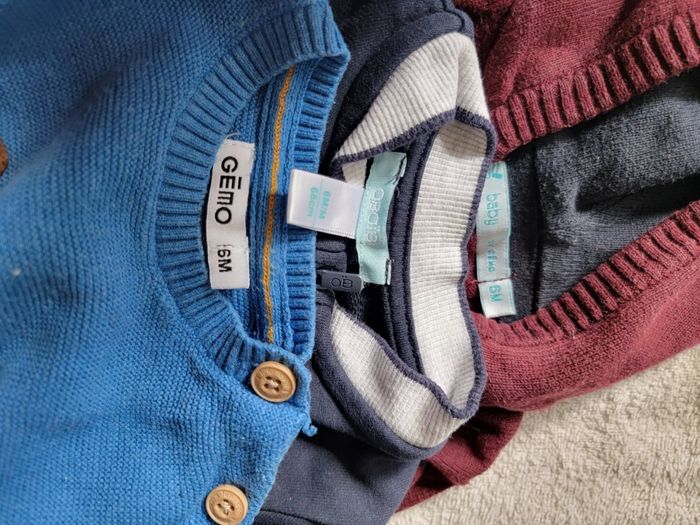 Lot de 8 pulls 6 mois garçon - photo numéro 7