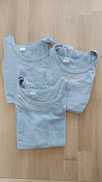 Lot de 3 marcel débardeur Zeeman 6ans