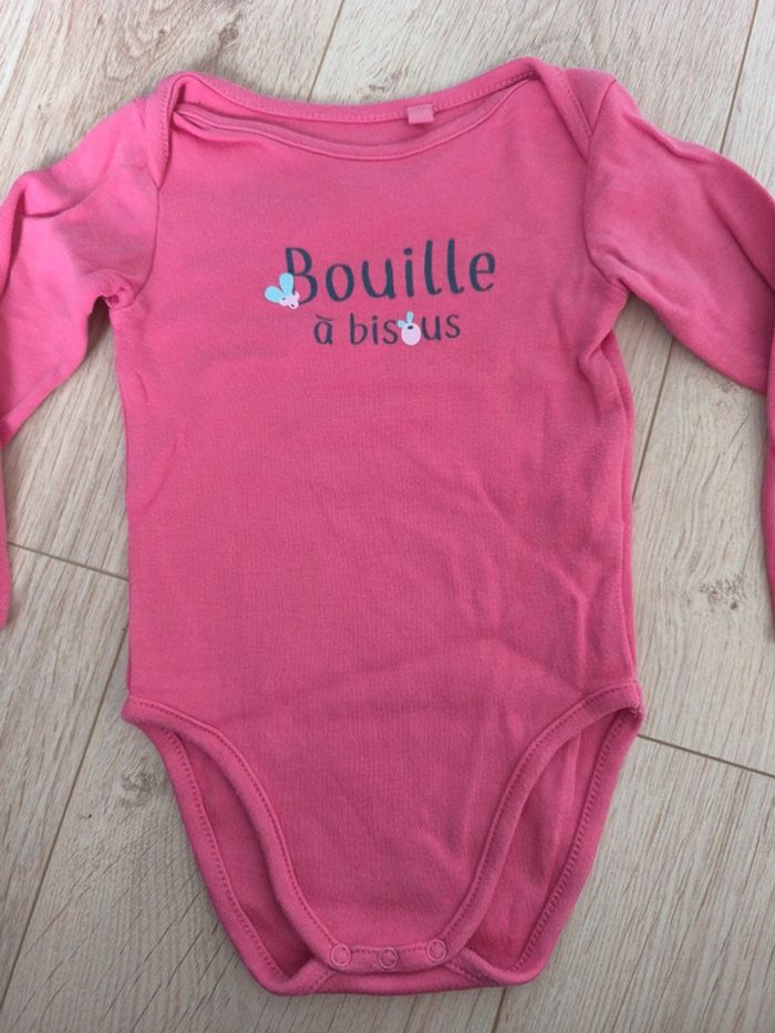 Lot de 10 bodies manches longues fille + 3 offerts : FPC / Absorba / DPAM etc - 24 mois 86 cm - photo numéro 6