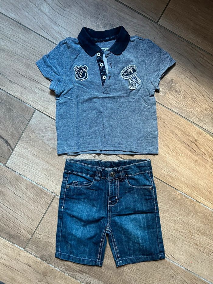 Ensemble short et polo orchestra 4 ans