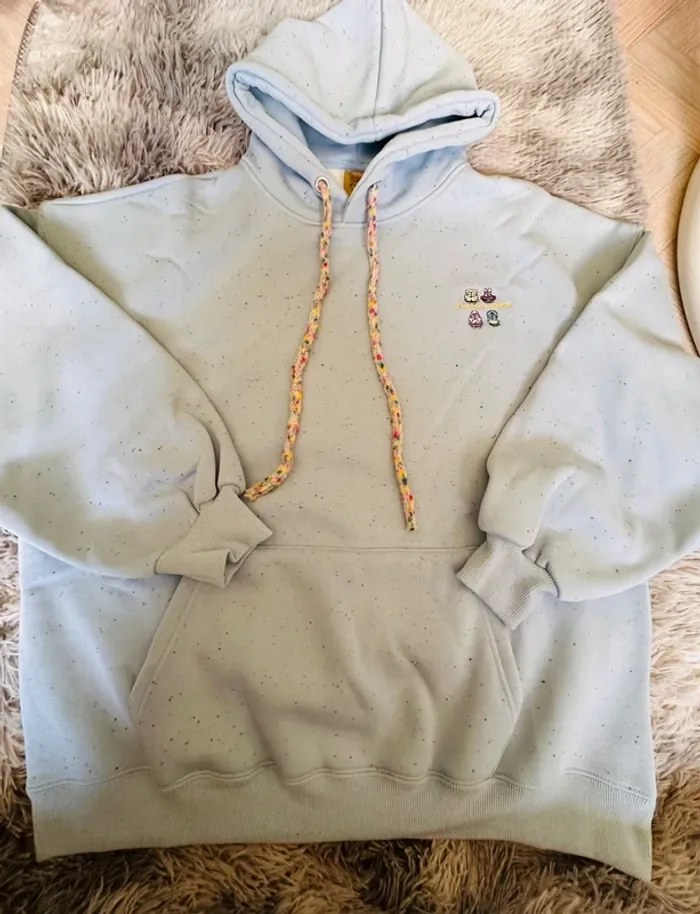 Sweat à capuche molletonné doux – Spongebob x Jmhkdalf marque coréenne édition spéciale - photo numéro 2