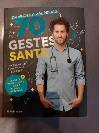 Livre neuf 70 gestes santé