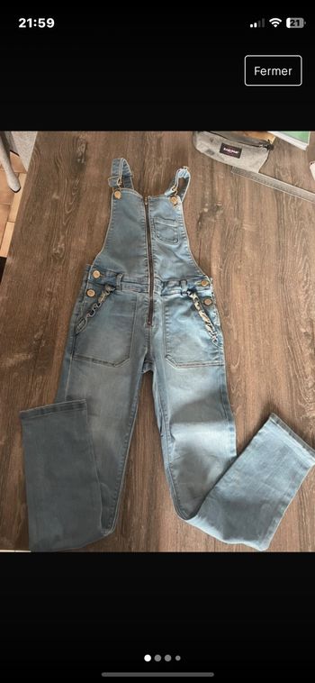 Salopette jean tape à l œil