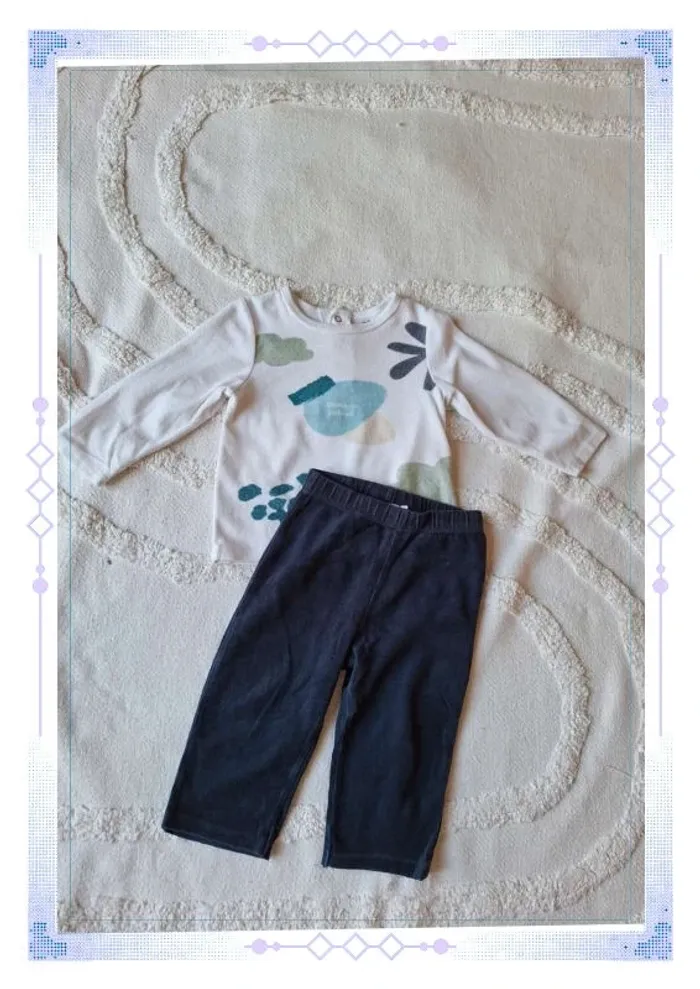 Pyjama garcon 2 pièces 18 mois