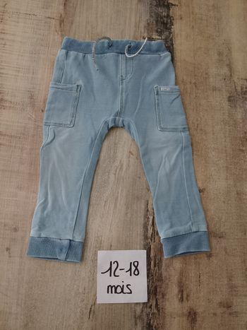 Pantalon jeans fin pour bébé garçon 12 mois bleu clair name-it