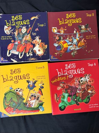 Lots 4 livres de blagues