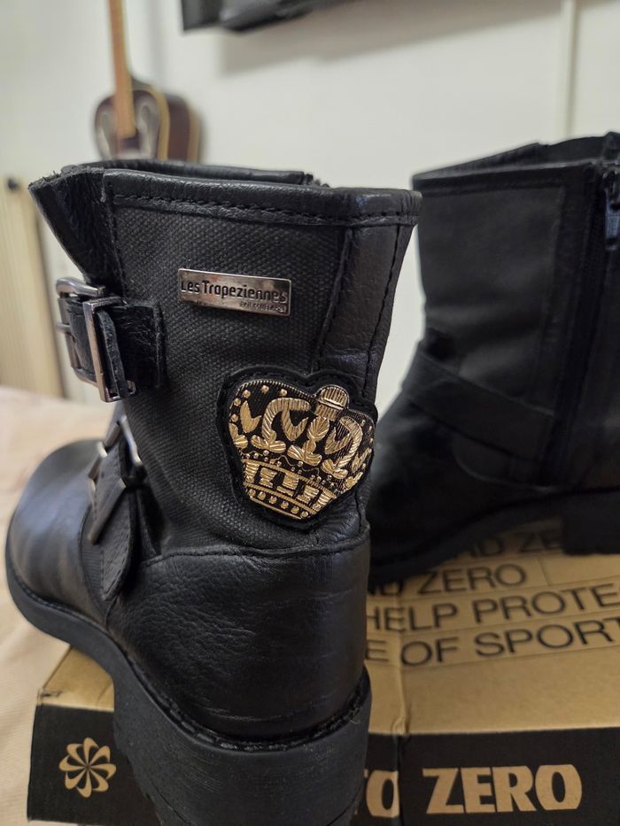 Bottines noires  les  tropéziennes 36 - photo numéro 3