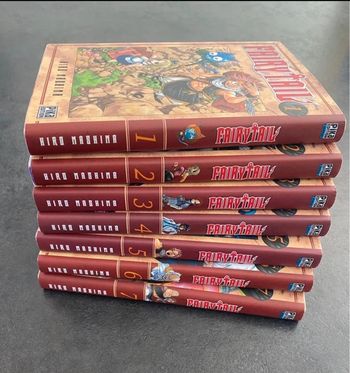 Lot de mangas Fairytail  - tomes 1 à 7