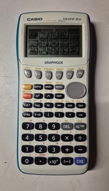 Calculatrice graphique casio graph 35 + lycee