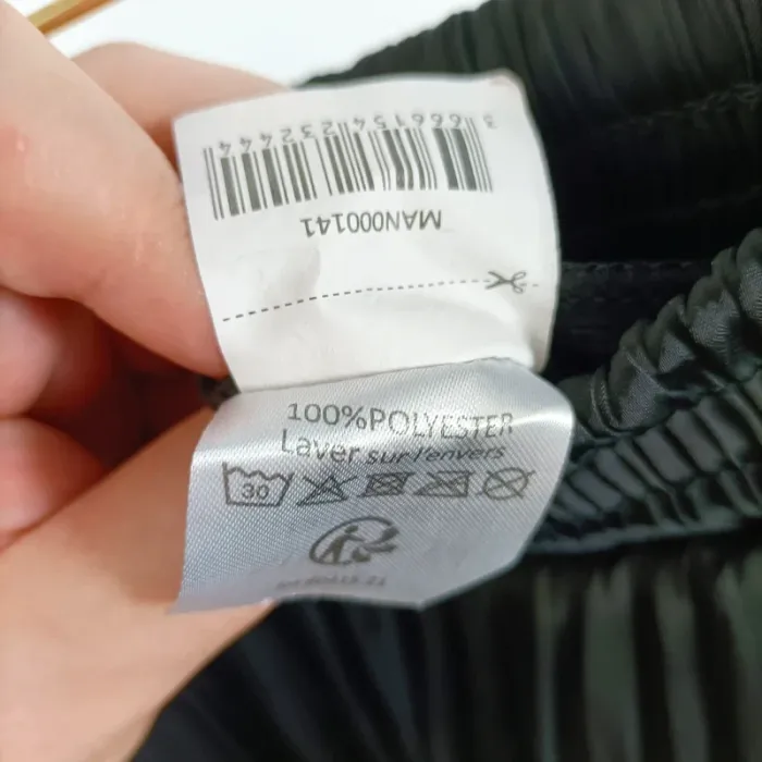 Pantalon large noir plissé taille élastique fluide - taille 42 Manoukian A1389 - photo numéro 6