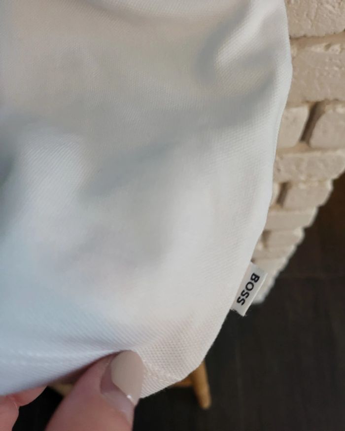 Teeshirt type polo blanc taille 12 mois BOSS neuf - photo numéro 10