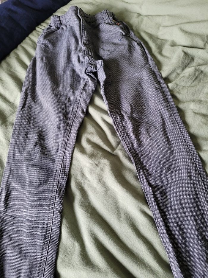 pantalon sergent major moucheté marine 10ans (6e) - photo numéro 2