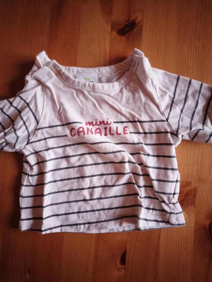 Tee-shirt Tao manches longues taille 3 mois