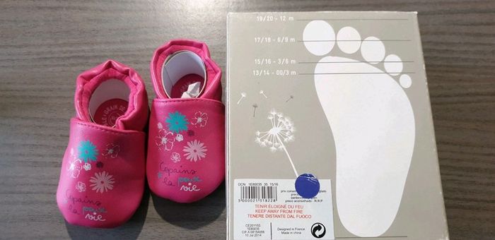 Chaussons taille 15/16 (3/6mois) - photo numéro 6