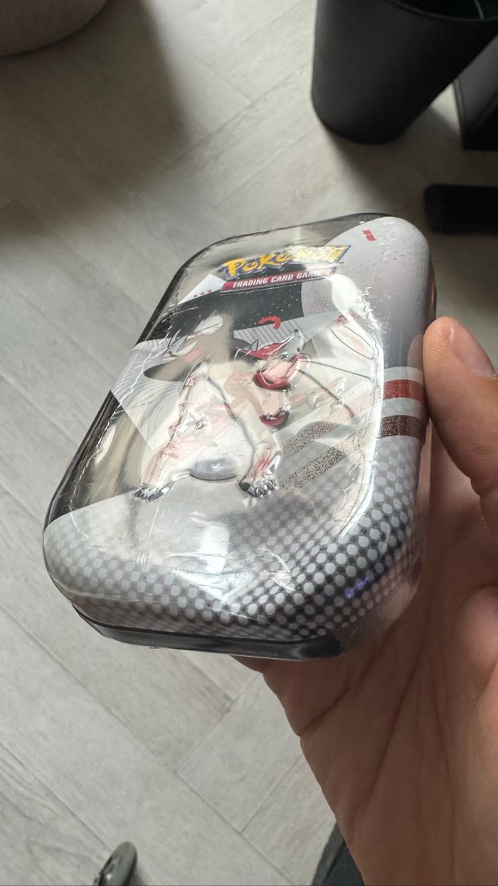[SCELLE] Pokémon Mini tins Flamme blanche et Foudre noir ev10,5 - photo numéro 5