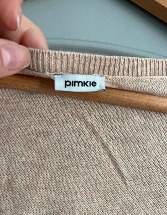 Pull fin beige Pimkie - photo numéro 3