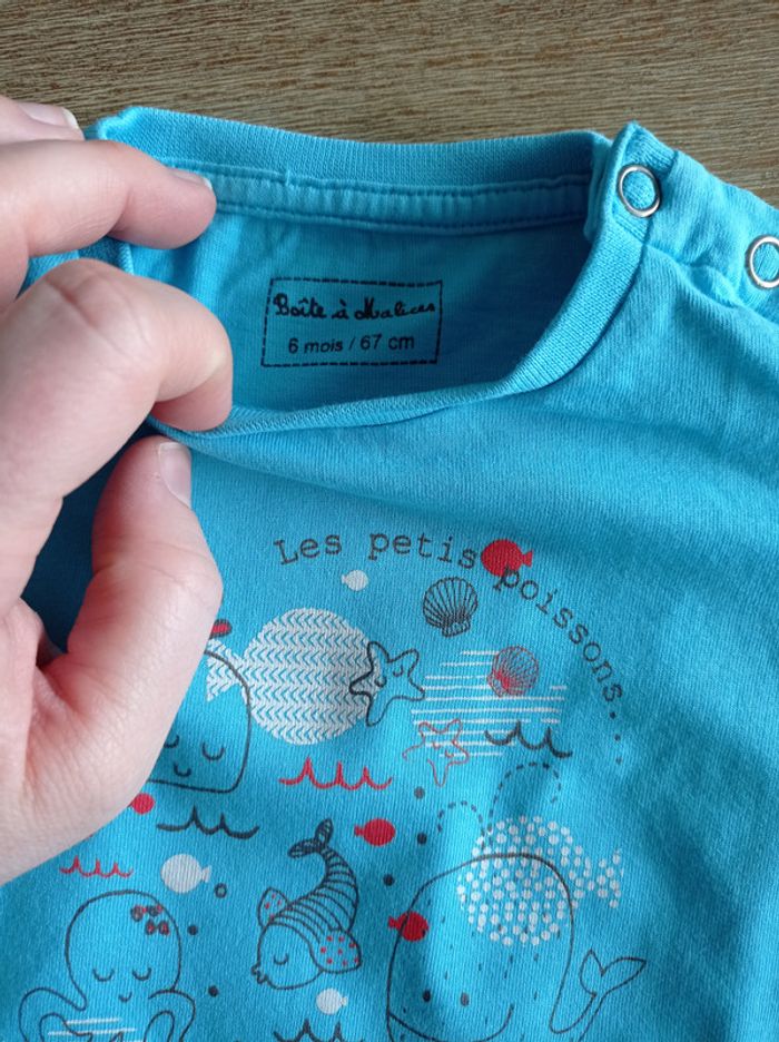 Tee shirt manches longues 6 mois - photo numéro 2