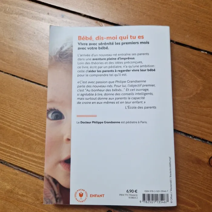Livre "Bébé, dis-moi qui tu es" de Dr Philippe Grandsenne - photo numéro 2