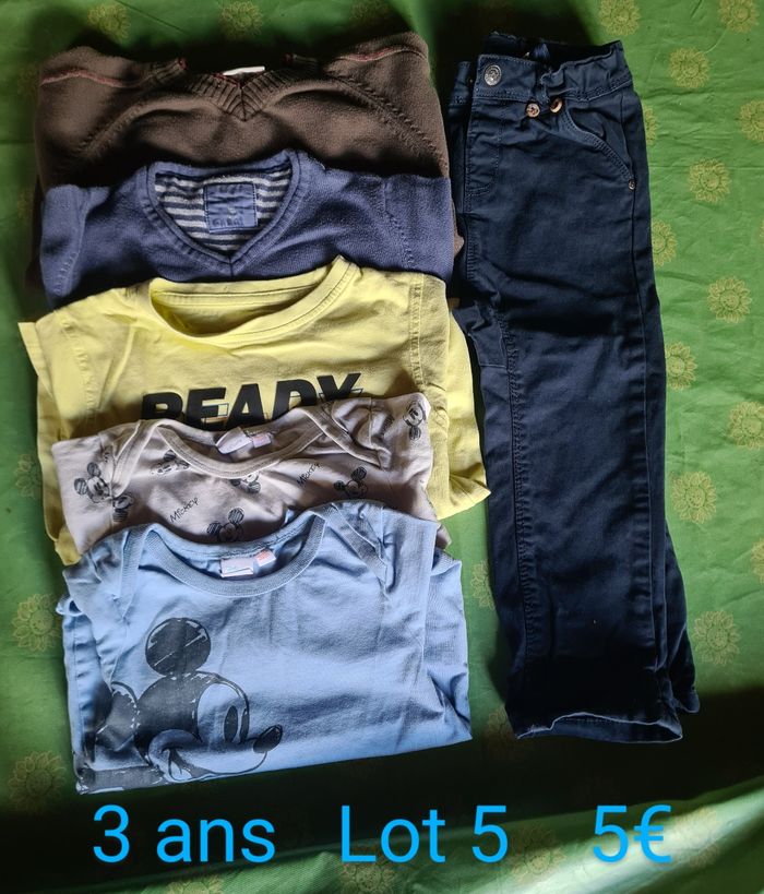 Lot vêtements 3 ans