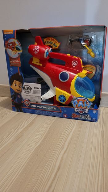 Sous marin pat patrouille avec figurine Ryder