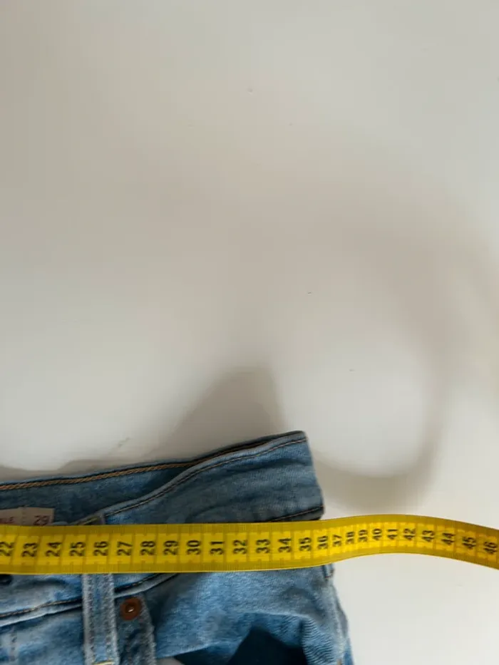 Jean Levi's Femme Bleu W29 L27 | Ribcage Straight Ankle | Taille 38 | Très Bon État | BP288 - photo numéro 12