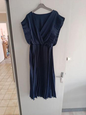 Robe soirée bleu marine
