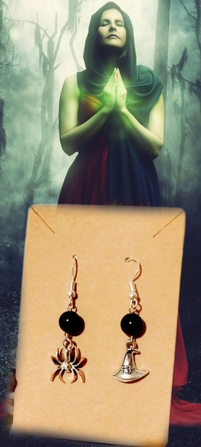 Boucles d'oreilles wiccewitch🧙