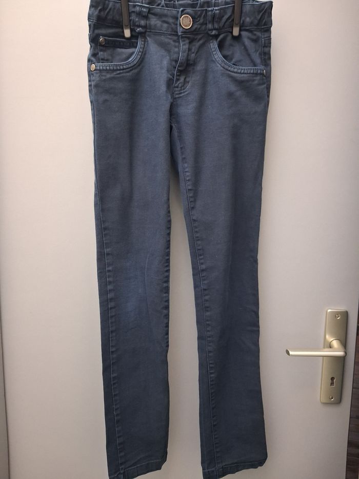 Pantalon jean bleu- 9-10 ans - photo numéro 3