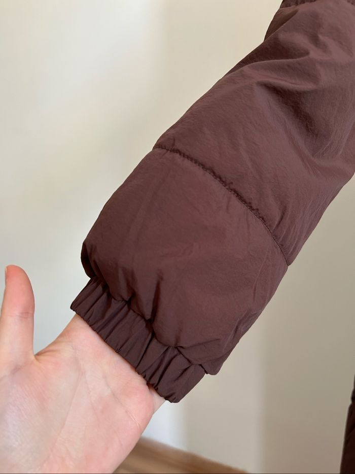 Doudoune longue marron unie Neuve Primark Tailles S-M - photo numéro 2