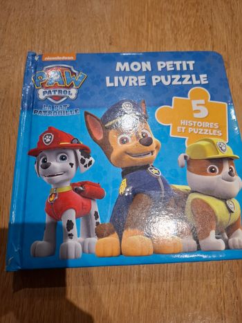 Livre puzzles pat patrouille