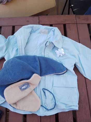 Veste mi-saison +bonnet