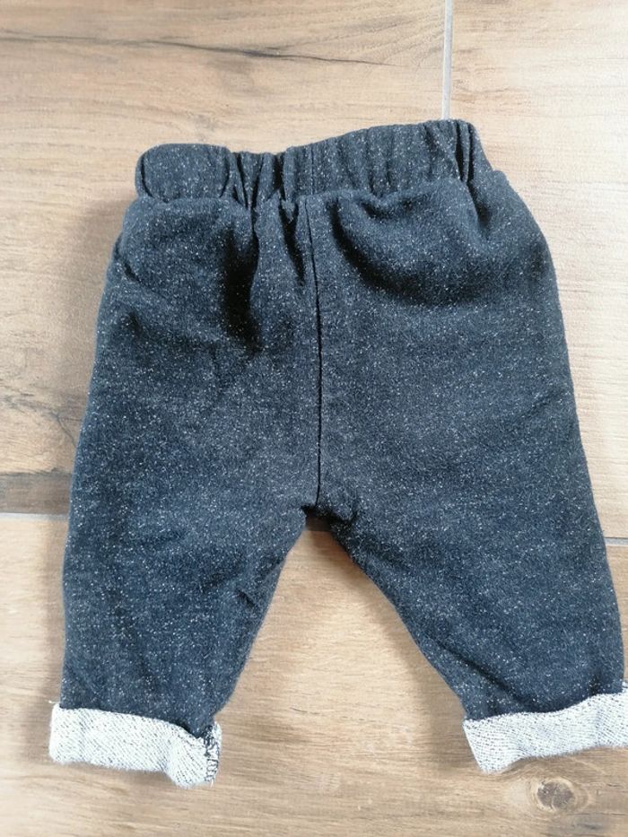 Pantalon noir/argenté - photo numéro 2