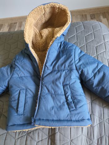 Doudoune intérieure peluche 24 mois