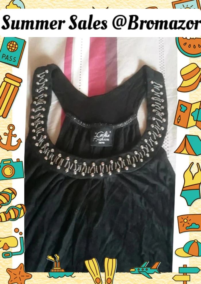 Tunique col sequins taille 38 40