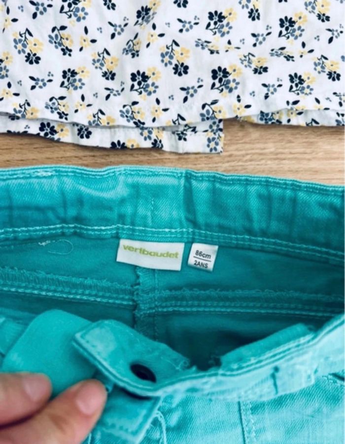 Joli ensemble fille 18-24mois frais de saison vertbaudet tao - photo numéro 4