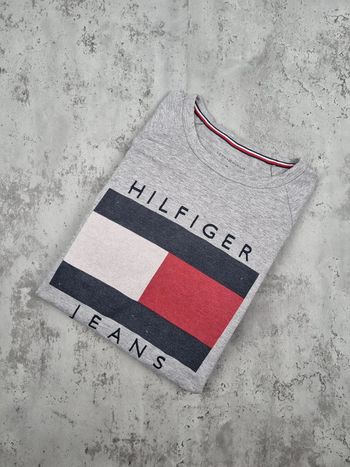Sweat Tommy Hilfiger gris – Taille S/36 Femmes