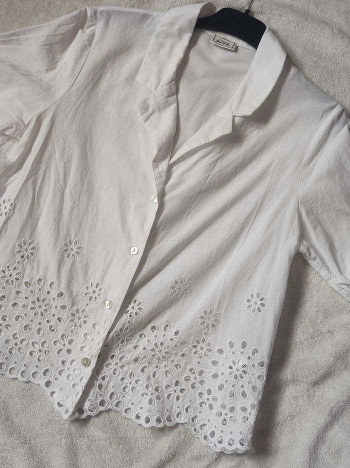 Chemisier oversize dentelle taille 34 - photo numéro 3