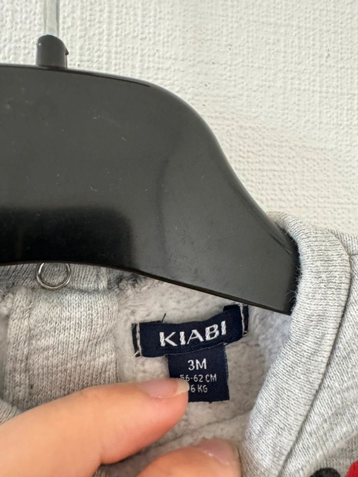 Pull gris - taille 3 mois 🌼 - photo numéro 2