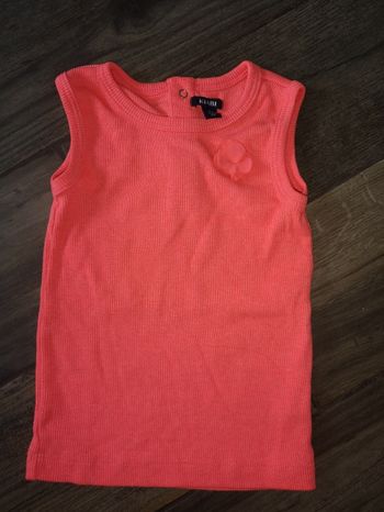 Jolie haut orange fluo kiabi